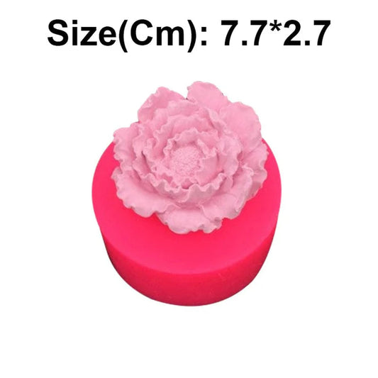 3D Flower Candle Handmade Mould