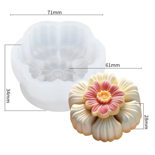 3D Flower Handmade Mould