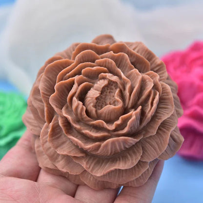 3D Peony Flower Handmade Mould