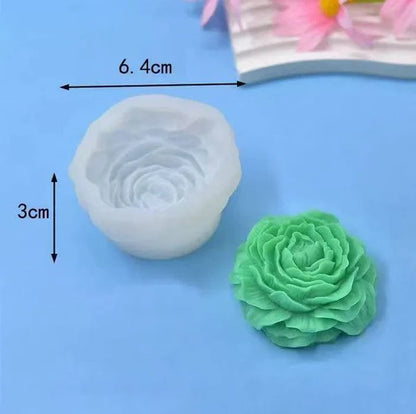 3D Peony Flower Handmade Mould