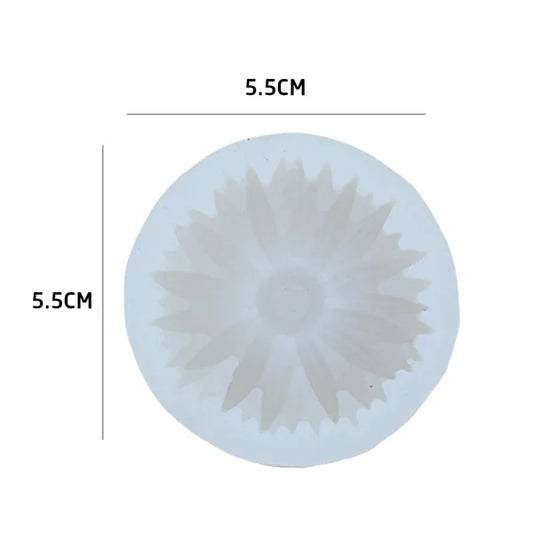 3D Sunflower Candle Handmade Mould