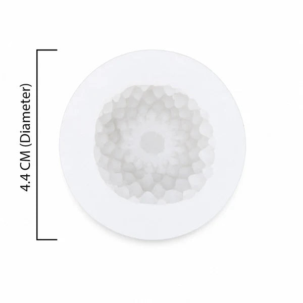 Chrysanthemum Flower Silicone Candle Mould - 3D Dahlia Shape Mould