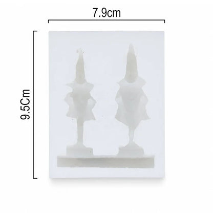 Shri Vitthal Rukmini Idol Pair Silicone Mould
