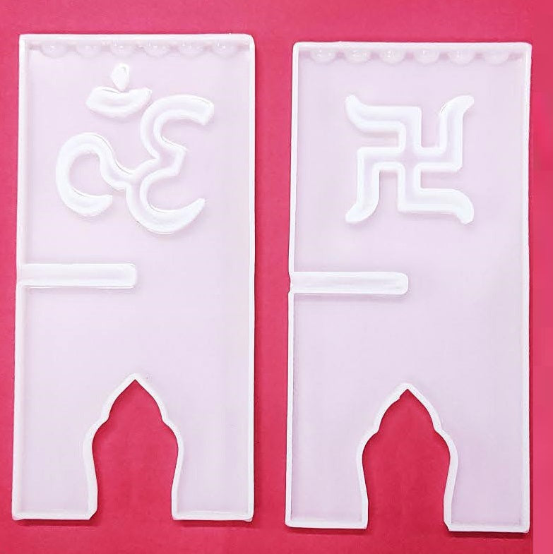 OM & Swastik Book Stand Set Mould