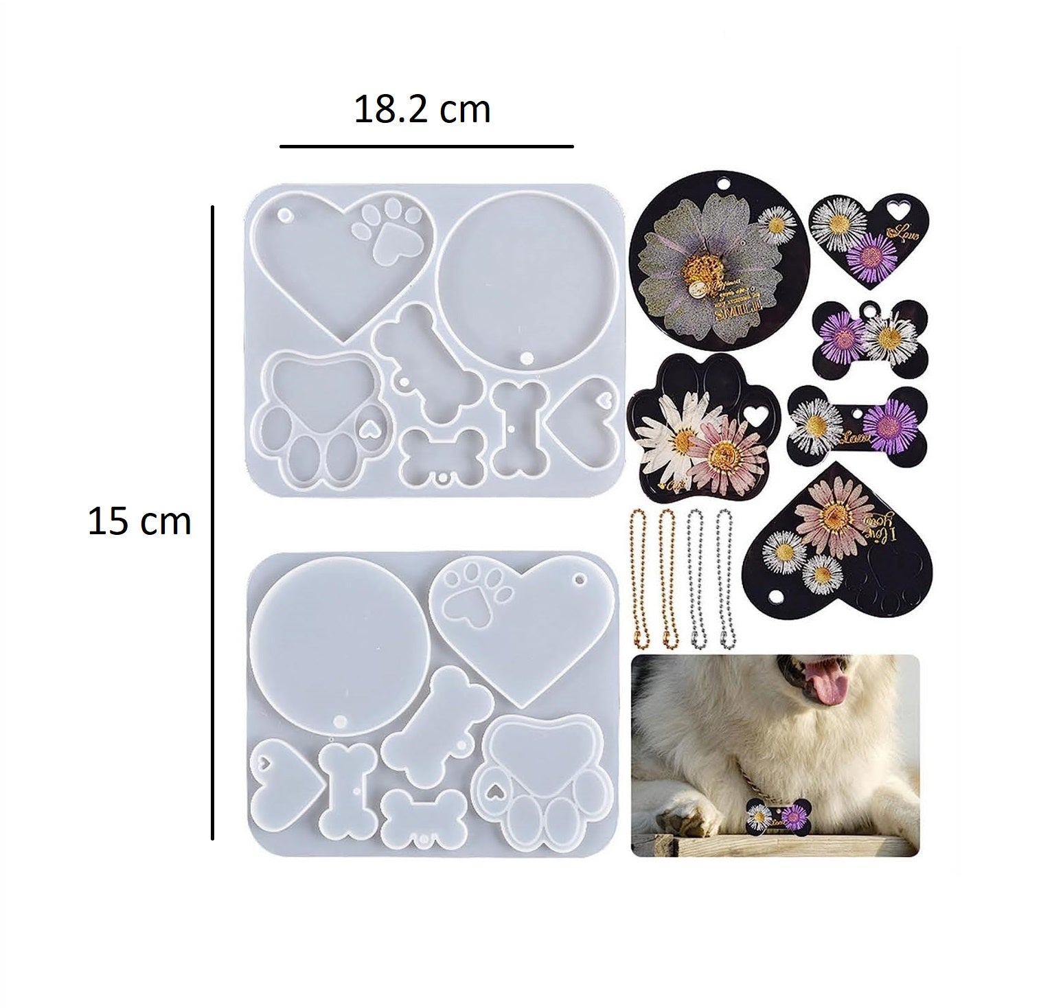 7 IN 1 Dog Tag Keychain & Pendant Mould