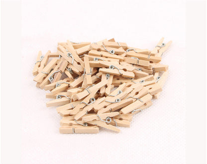 Natural Wooden Clips