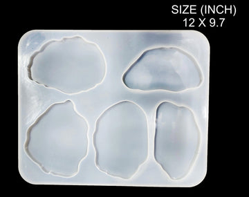 5 IN 1 Agate Coaster Mould