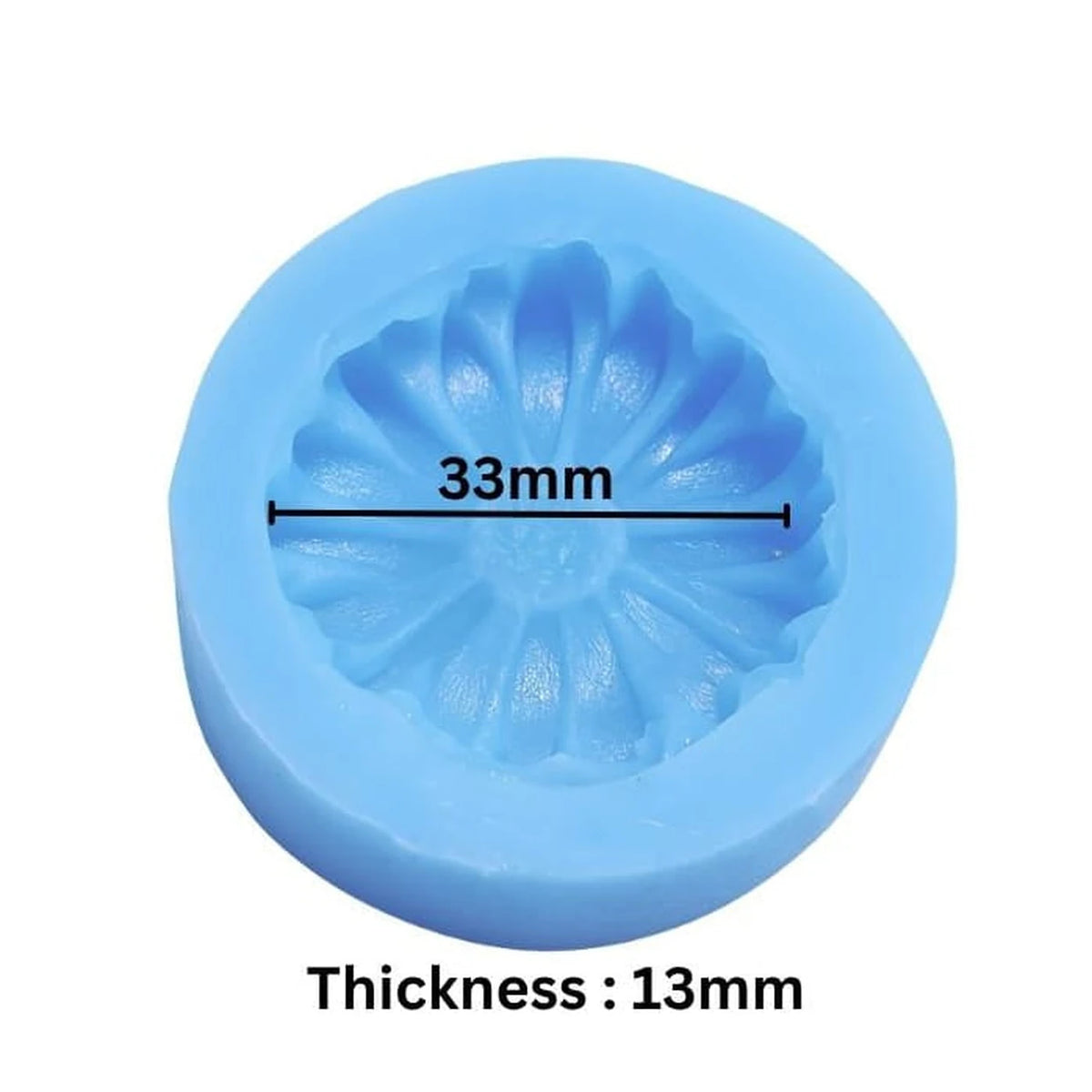 Small Daisy Flower Silicone Candle Mould