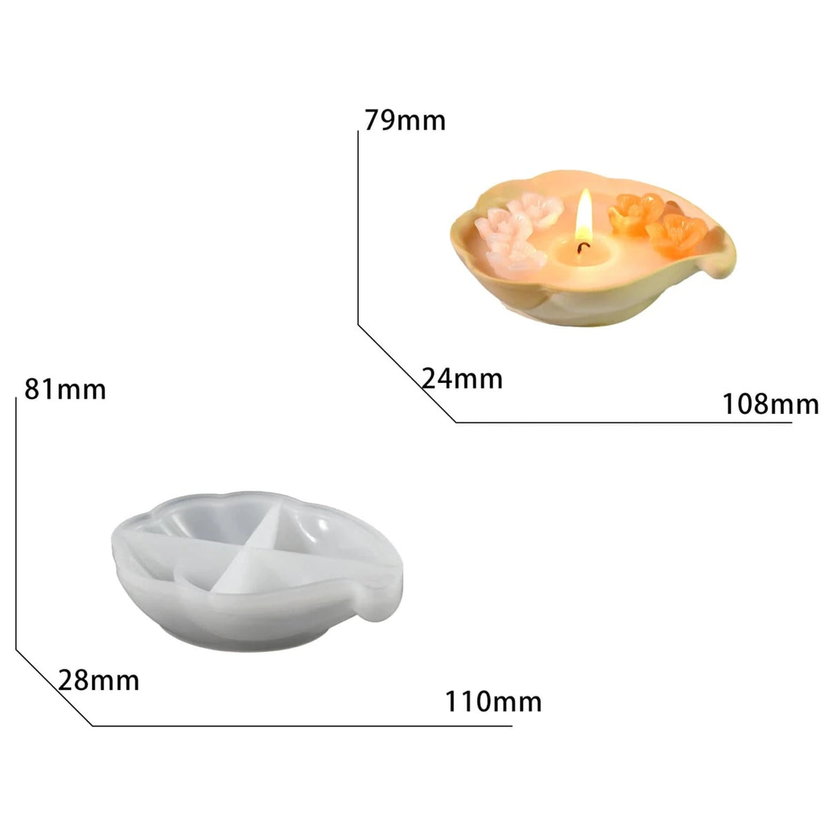 Cloud Candle Dish Silicone Mould