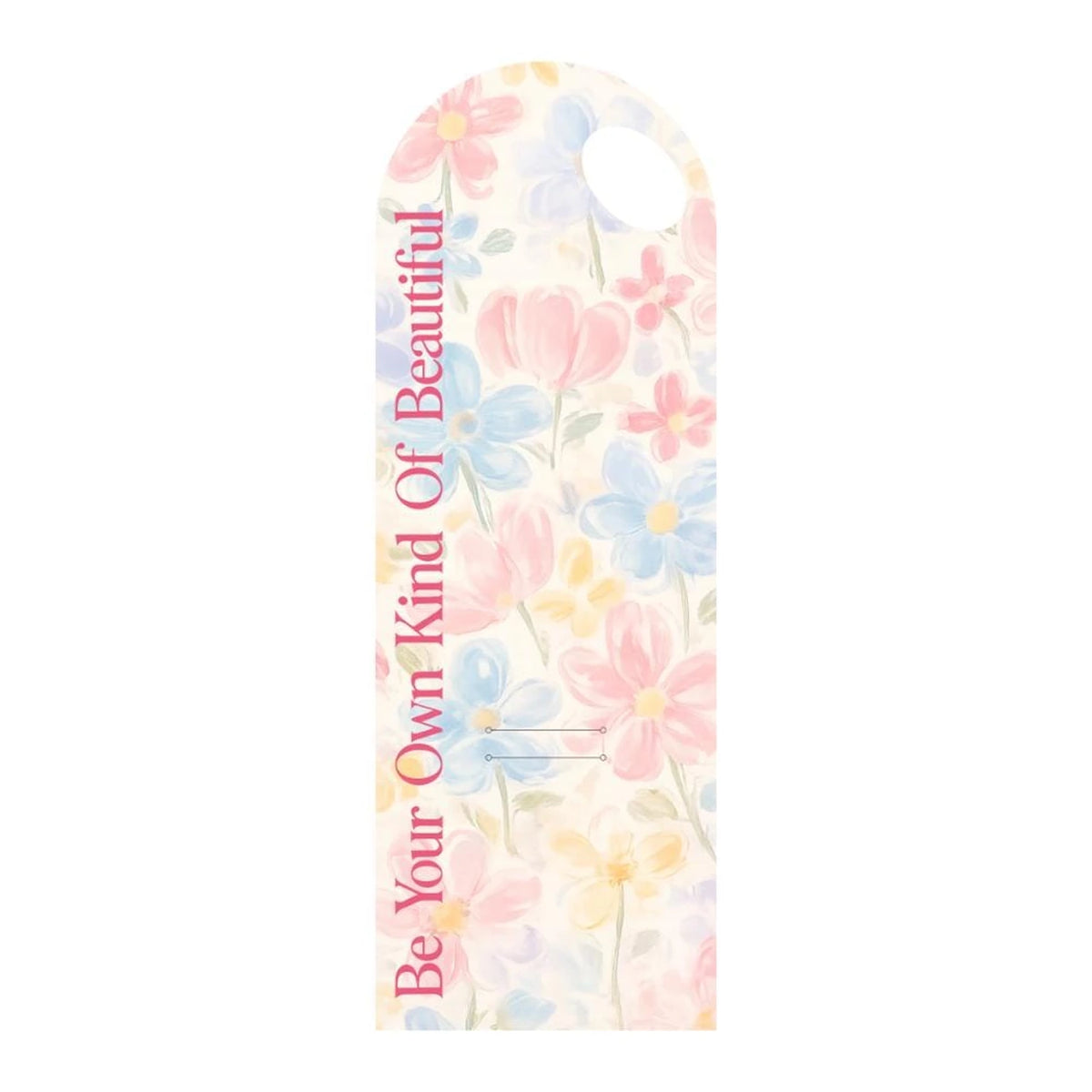 Pastel Floral Bouquet Card with Handle – Be Your Own Kind of Beautiful – 5 Pcs