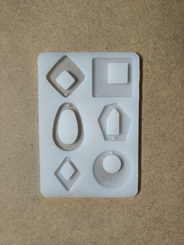 6 Pendant / Earring Mould