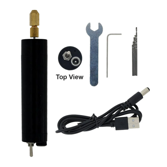 USB Powered Mini Dill Machine With 4 Bits, L-Key & Fitting Tool