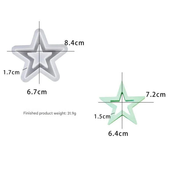 Medium Hollow Star Mould