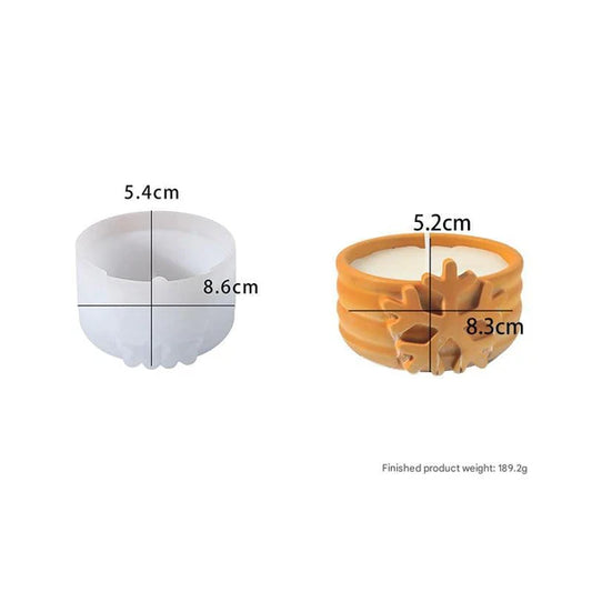 Christmas Snowflake Storage Box Mould