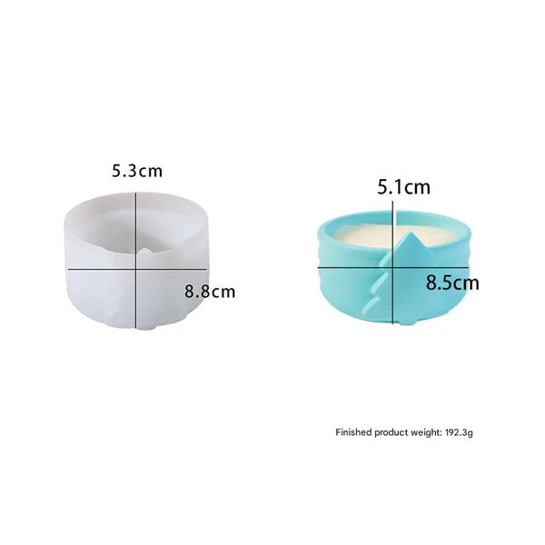 Christmas T-light and candle base Mould