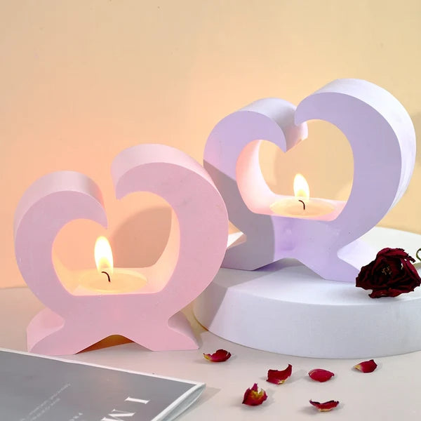Heart Tealight Candle Holder Silicone Mould