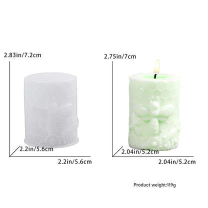 Honeycomb & Bee Theme Candle Mould