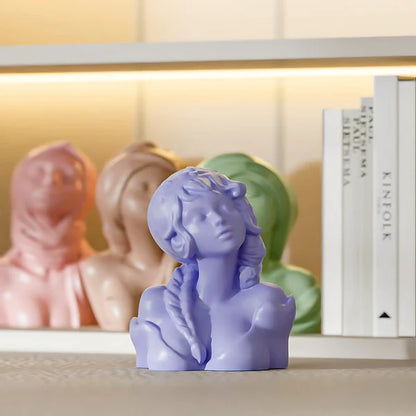 Girl Statue Candle Mould Mould