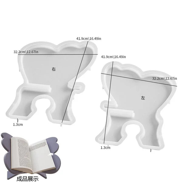 Butterfly Book Stand Mould