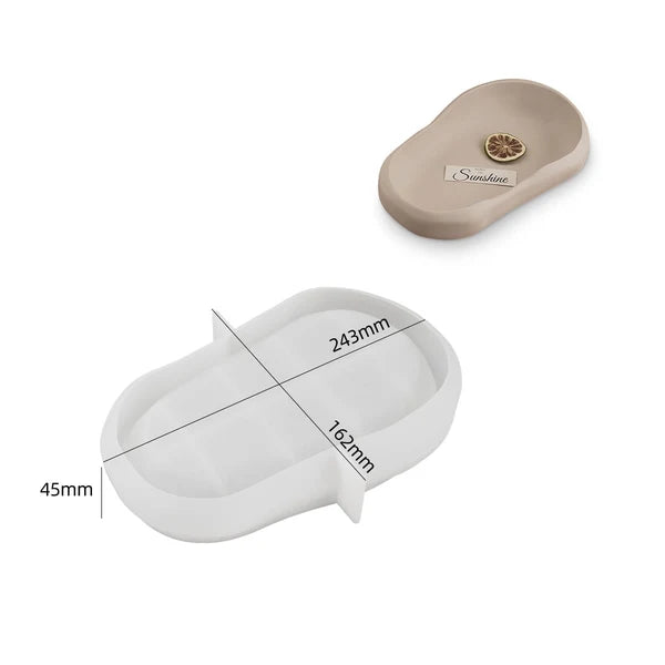 Oval Shaped Trinket Trays Mould