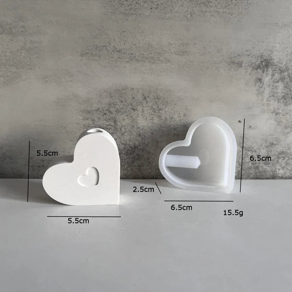 Heart Shaped Mini Planter Mould