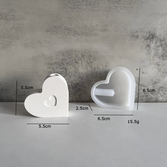 Heart Shaped Mini Planter Mould