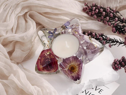 Star Shaped Tealight Candle Holder Silicone Mould
