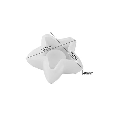 Star Shaped Tealight Candle Holder Silicone Mould