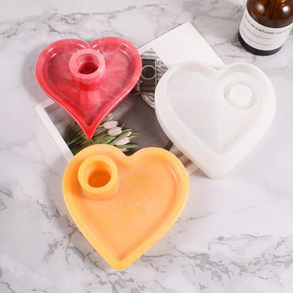 Heart-Shaped Tealight Holder Mould