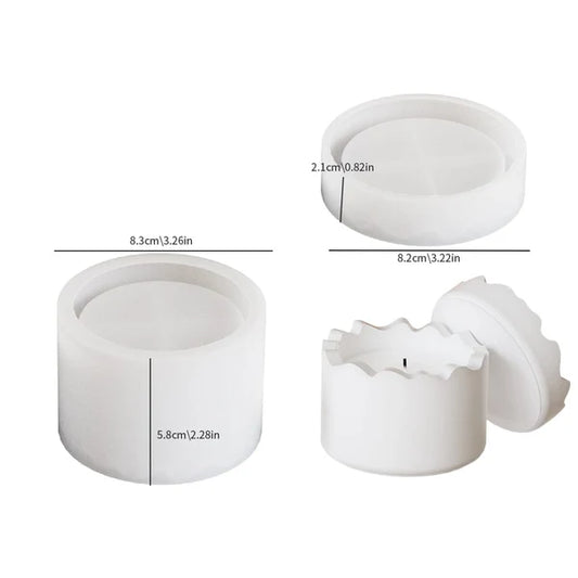 Round Candle & Storage jar Mould