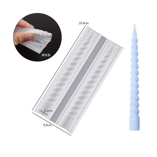 Twisted Spiral Taper Silicon Mould