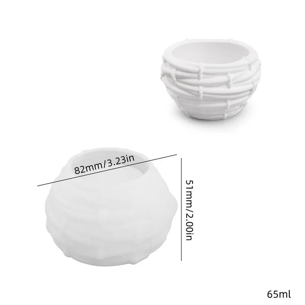 Bird Nest Candle holder / Storage Box (small) Mould
