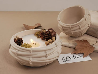 Bird Nest Candle holder / Storage Box (big) Mould