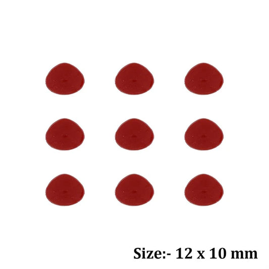 12x10 mm Teddy Nose Flat Base (Red)
