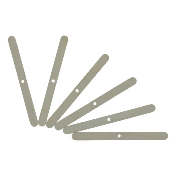 Small Wooden 1 Hole Wick Holder 10Pcs