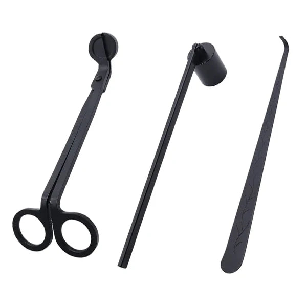3-in-1 Candle Accessory Set – Trimmer, Dipper & Snuffer